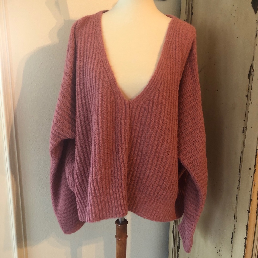 Free People Moonbeam sweater Large NWT